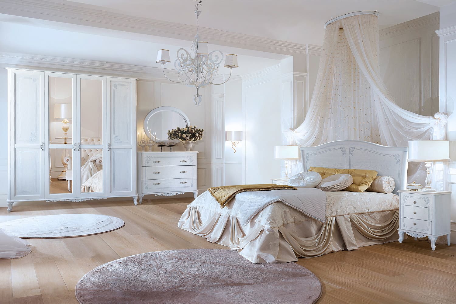 Спальня Флорентина белый агат 1